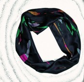 Ana14b Anello chic Onde blu